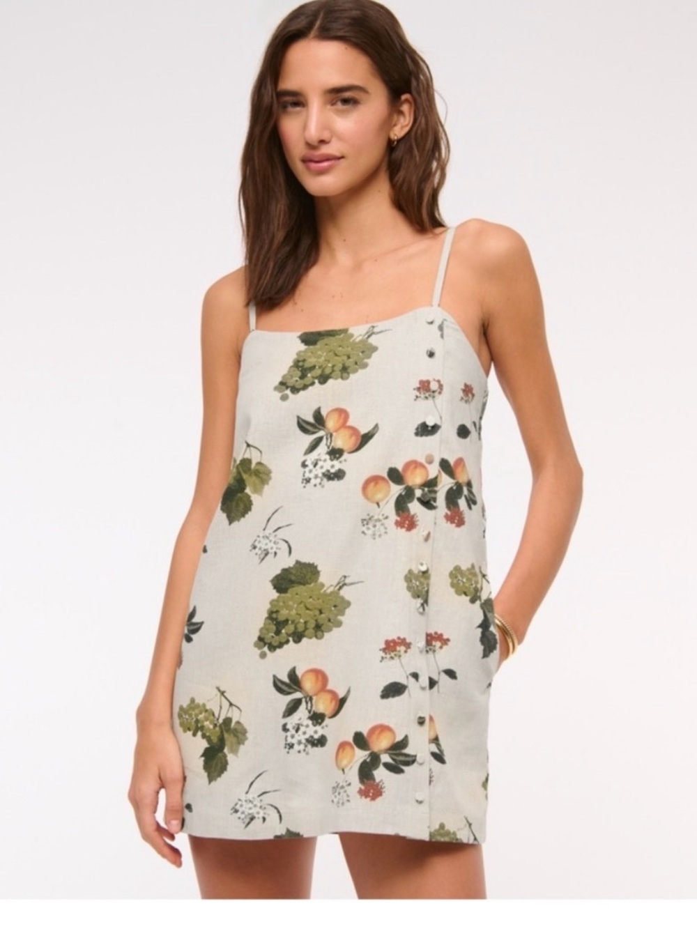 Abercrombie & Fitch Linen Fruit Romper Size Small